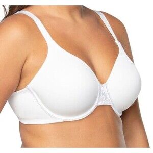 Vanity Fair #76380 'Beauty Back Full Figure' Underwire Bra, Size 40D, White